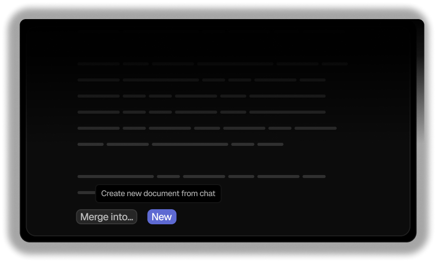 Docs write themselves as you chat